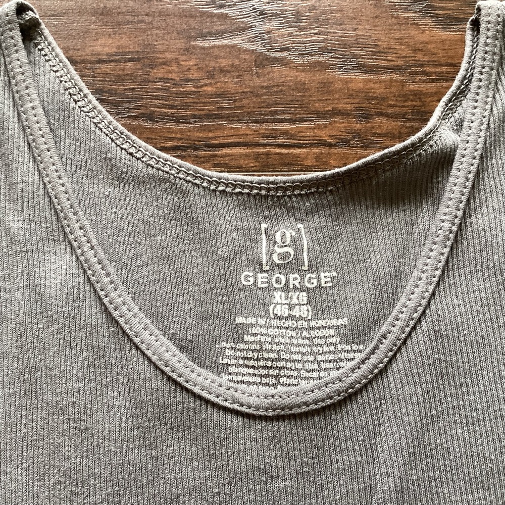 George Men's A-Shirt Tank Tops, 2 pack - Picture 3 of 7